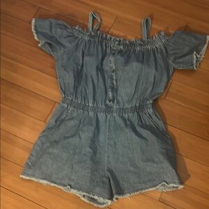 Easel shorts romper large